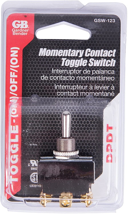 TOGGLE SWITCH DPDT ON-OFF-ON MOMENTARY