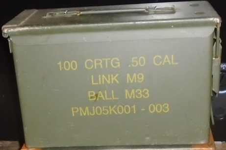 50 CAL. AMMO CAN EXCELLENT COND.