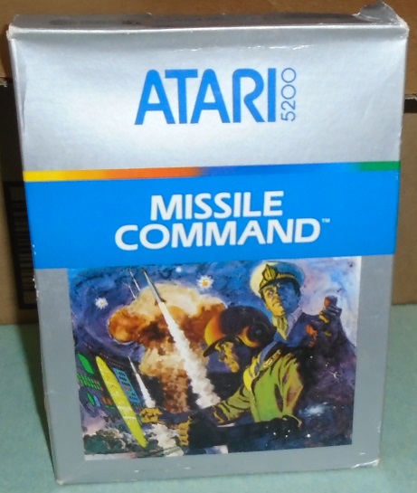 ATARI MISSLE COMMAND 5200 - 1982 NIB