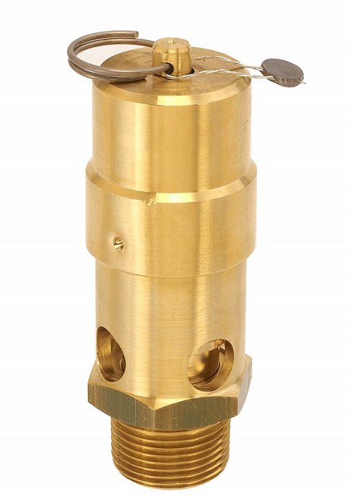 Control Devices SW10-0A175 Brass Safety Valve, 175 psi
