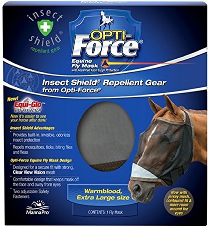 OPTI-FORCE EQUINE FLY MASK XL