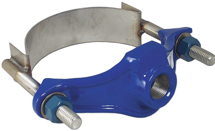 Repair Clamp, Service Saddle, Smith-Blair 10" Pipe, 3/4" Outlet